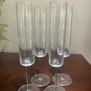 Set of 4, Schott Zwiesel Modo Champagne Flutes Made from Tritan Crystal glass